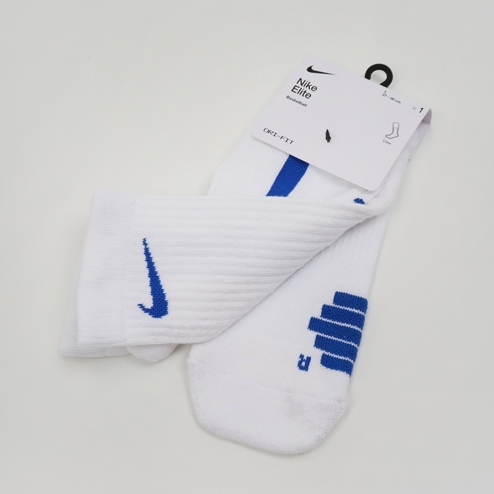 Nike Elite Crew 菁英籃球襪 長度約到小腿肚 白藍-細節圖3