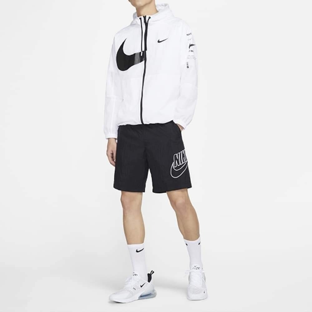 男子NIKE AS M NSW SPE WVN SHORT ALUMNI 黑色 內裡網布 休閒短褲-細節圖5