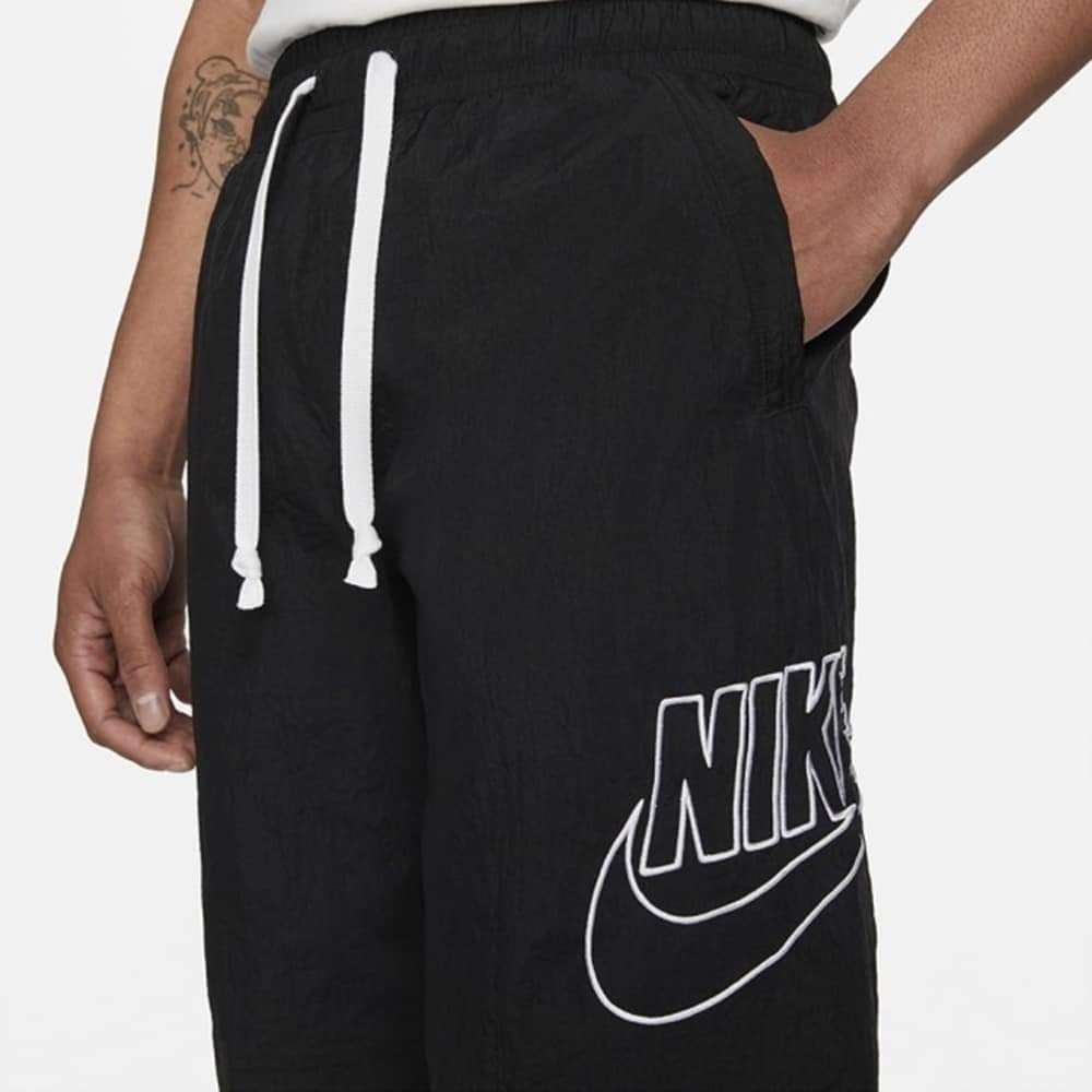 男子NIKE AS M NSW SPE WVN SHORT ALUMNI 黑色 內裡網布 休閒短褲-細節圖6