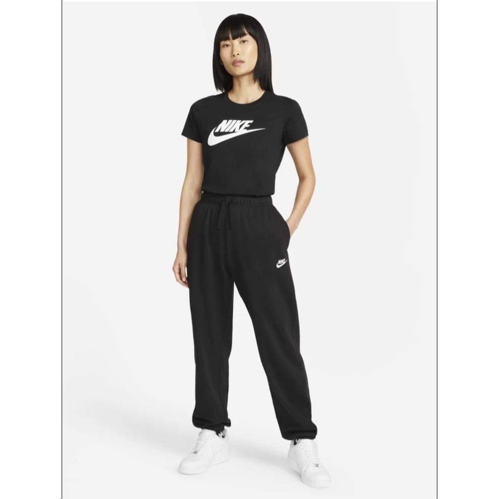 女子 NIKE AS W NSW TEE ESSNTL 基本款 短棉T 黑-細節圖4