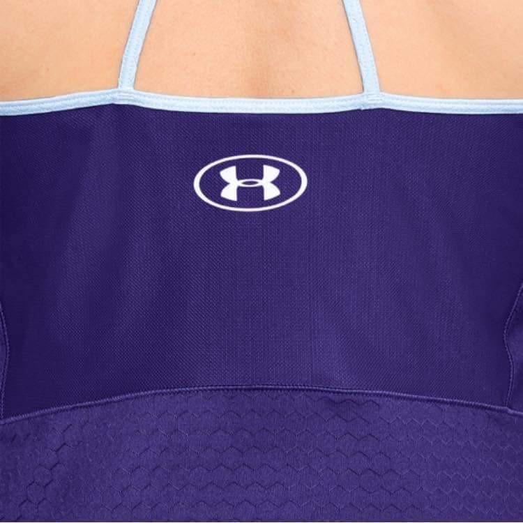 女 UA HexDelta 藍色 快速排汗 運動背心 定價1880-細節圖6