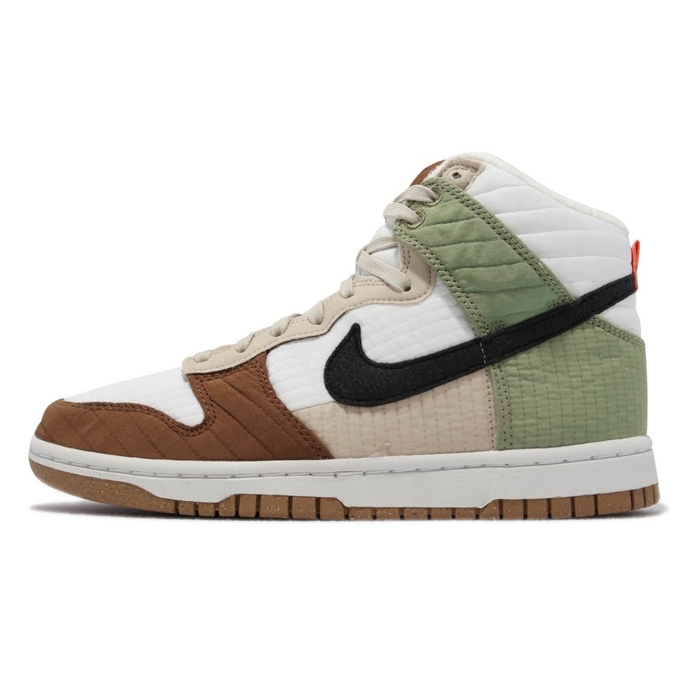 女Nike Dunk High LX 經典款內襯絨毛色塊拼接休閒鞋DN9909-100 - NIKE