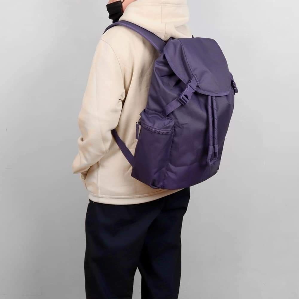 NIKE Heritage Backpack 雙肩 束口 後背包 紫色-細節圖2