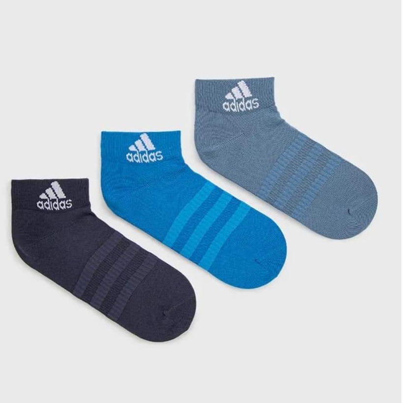 中童adidas unisex-adult LIGHT ANK 3PP Socks 三色一組 薄款 短襪-細節圖2