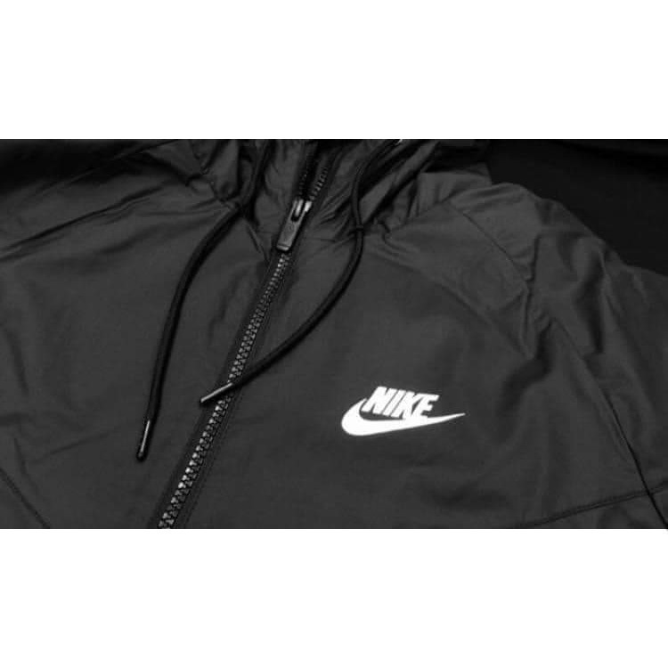 男子 Nike Windrunner Hooded Jacket 黑色 風行者 防風 連帽外套-細節圖7