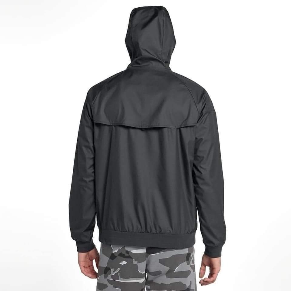 男子 Nike Windrunner Hooded Jacket 黑色 風行者 防風 連帽外套-細節圖3