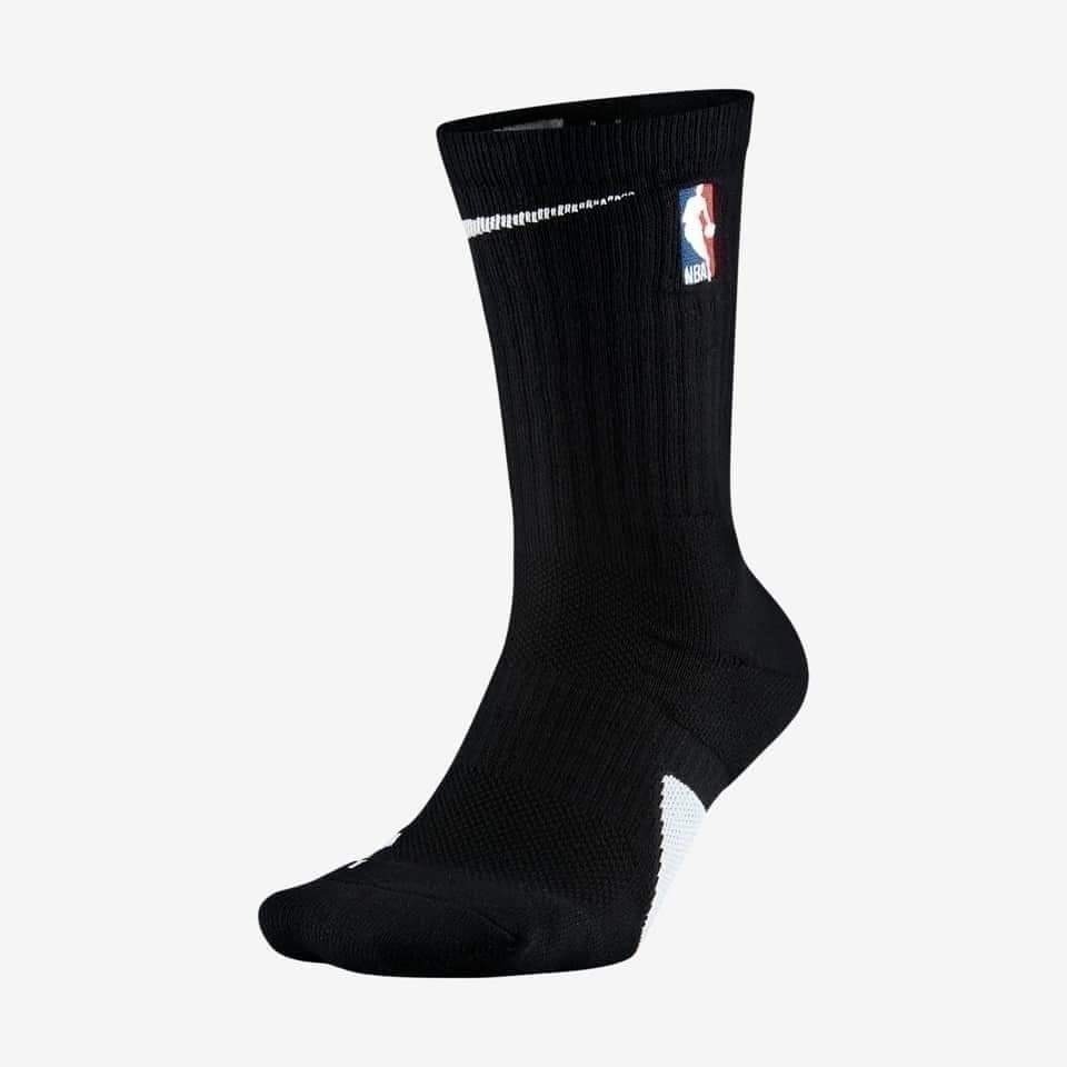 NIKE ELITE CREW NBA 菁英籃球襪 黑色-細節圖7