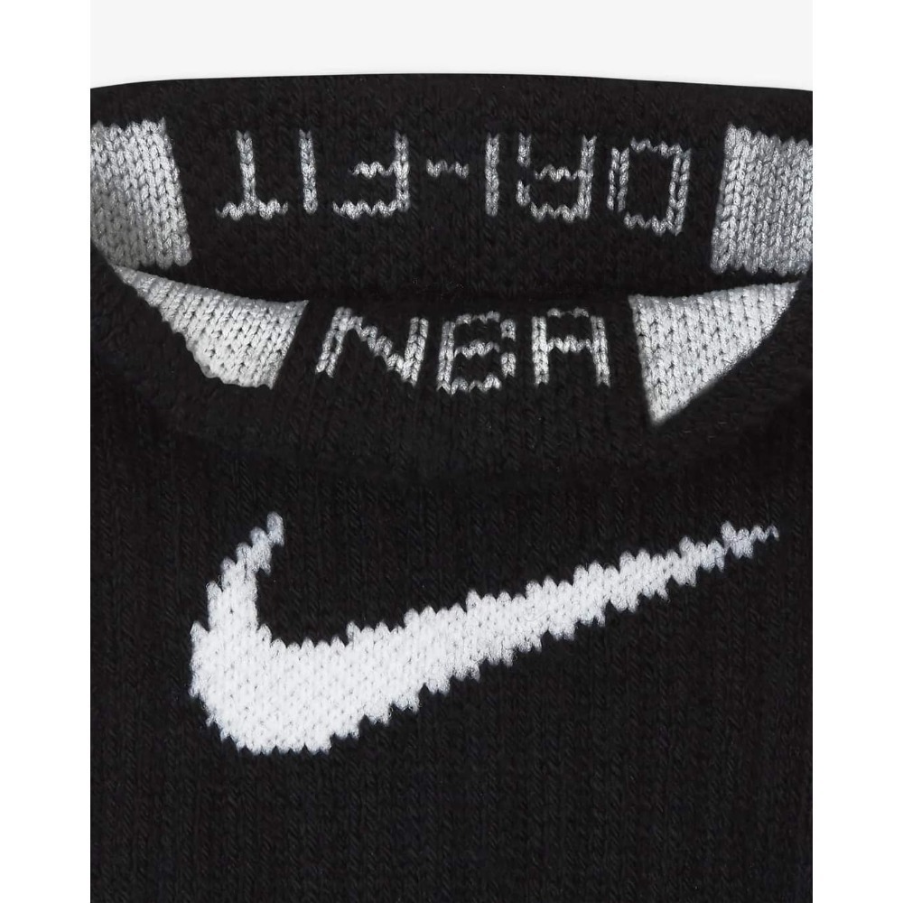 NIKE ELITE CREW NBA 菁英籃球襪 黑色-細節圖10