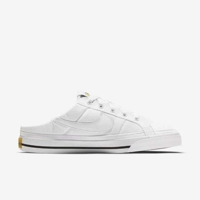 女款 NIKE WMNS COURT LEGACY MULE 白 穆勒鞋 帆布鞋 懶人鞋 休閒鞋-細節圖4