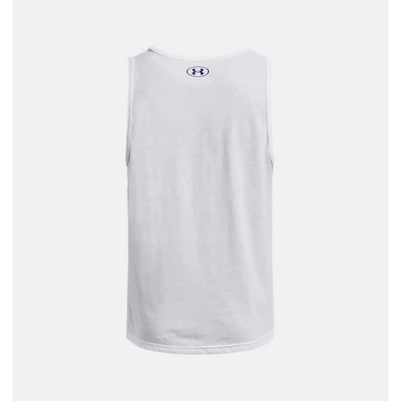 男子 UA SPORTSTYLE LOGO TANK 運動背心 美版偏大-細節圖4