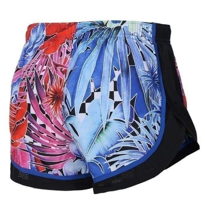 女子 Nike Tempo Women Printed Running Shorts 花卉 有內裡 無口袋 跑褲-細節圖2