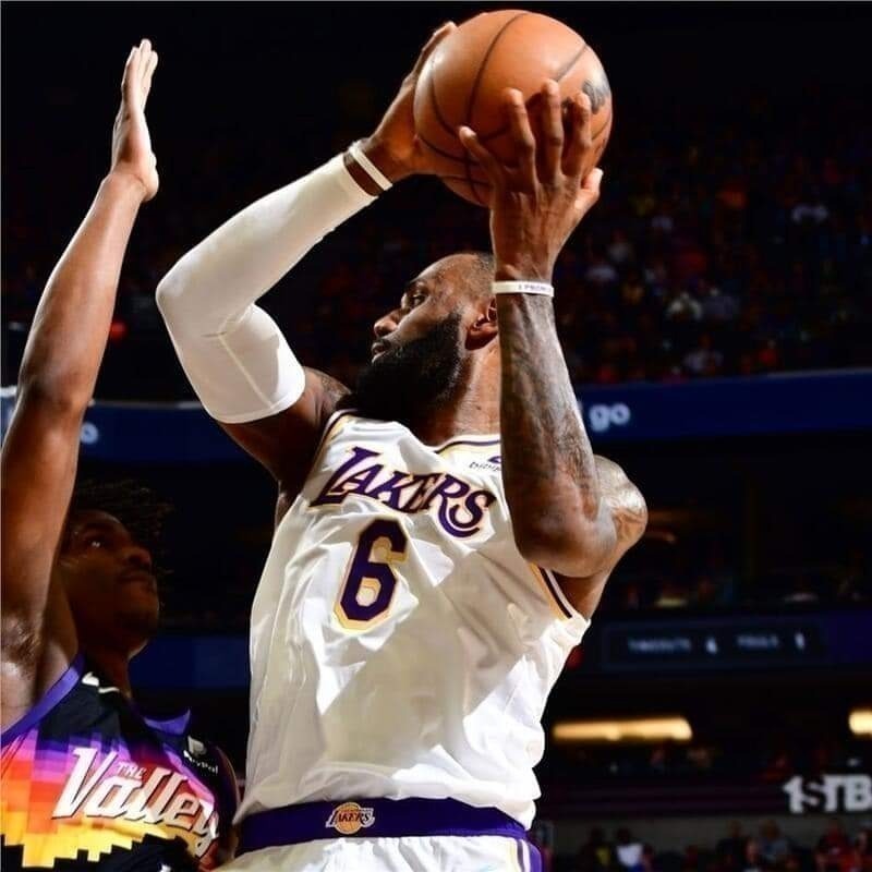 男子 NIKE NBA Los Angeles Lakers Swingman  LEBRON 湖人隊 6號球衣-細節圖4