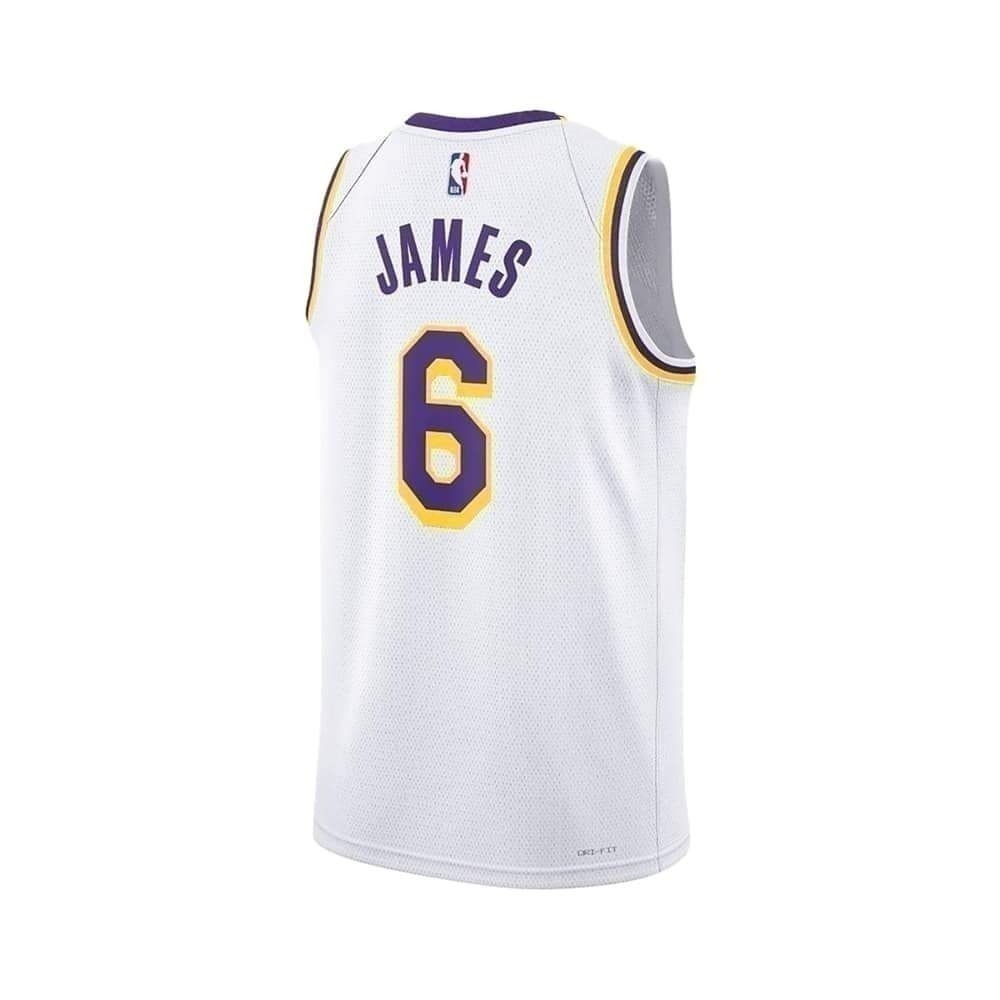 男子 NIKE NBA Los Angeles Lakers Swingman  LEBRON 湖人隊 6號球衣-細節圖7