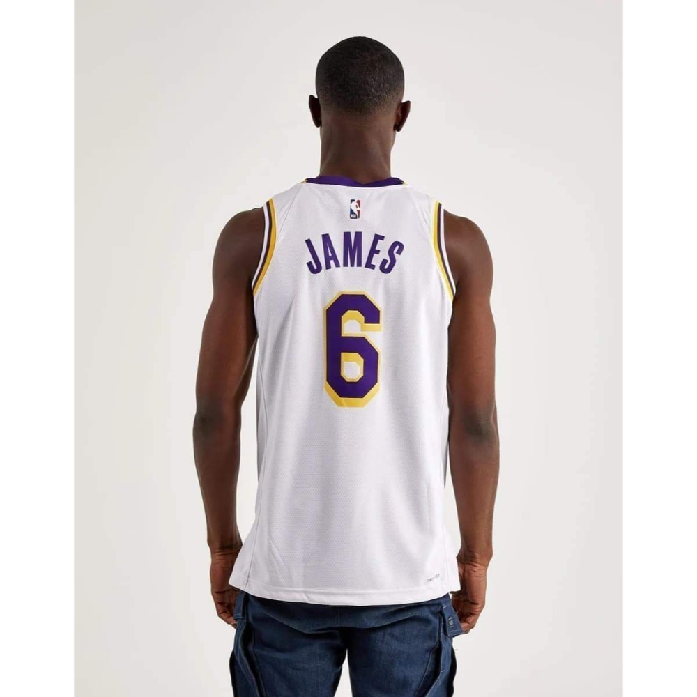 男子 NIKE NBA Los Angeles Lakers Dri-FIT Swingman  LEBRON 湖人隊-細節圖3