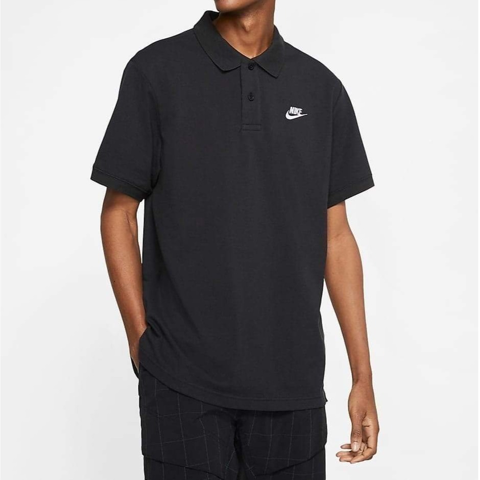 男 Nike Sportswear POLO衫 黑-細節圖2