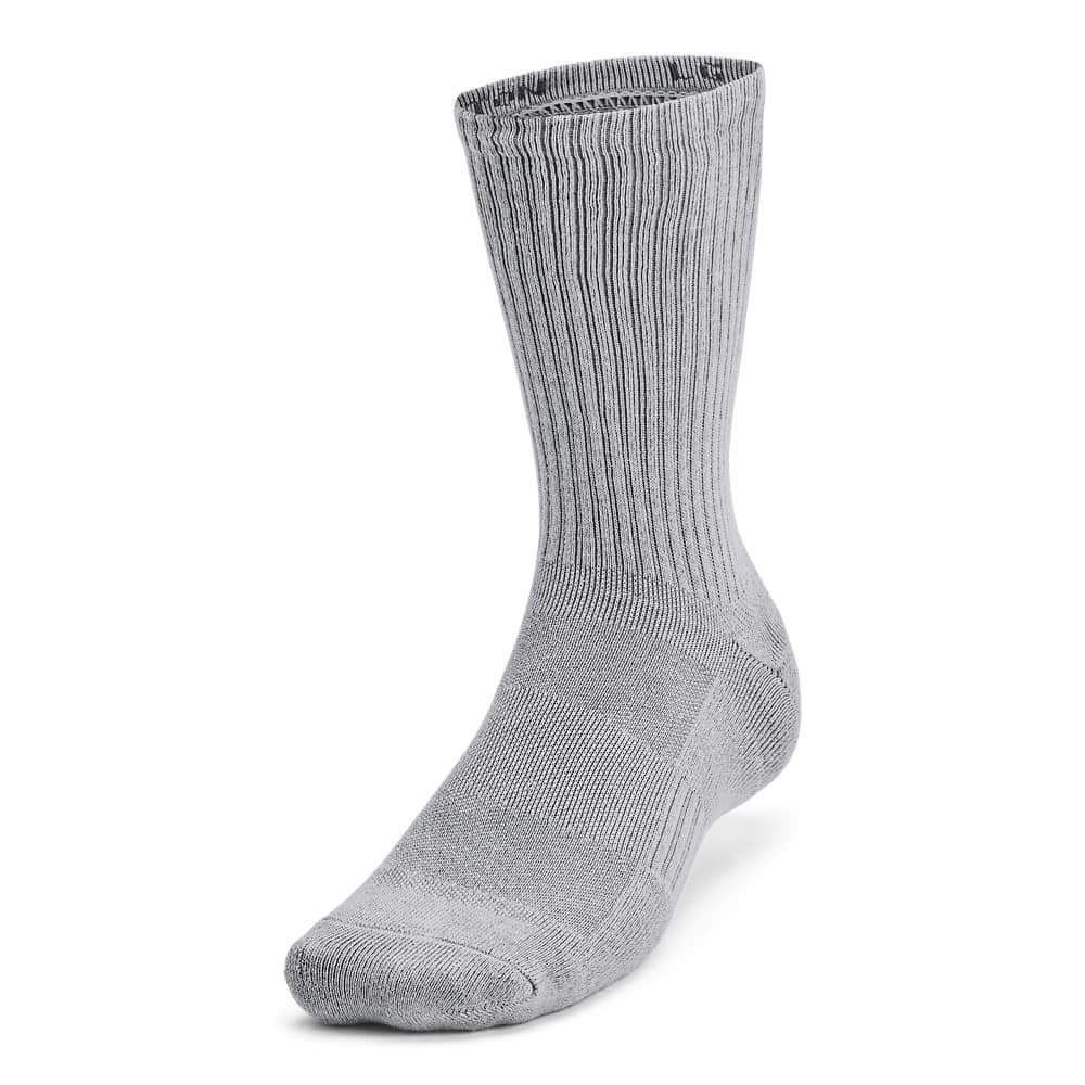 UA Training Cotton 訓練 中長襪 約到小腿肚 (6入) 白灰黑各2雙-細節圖3