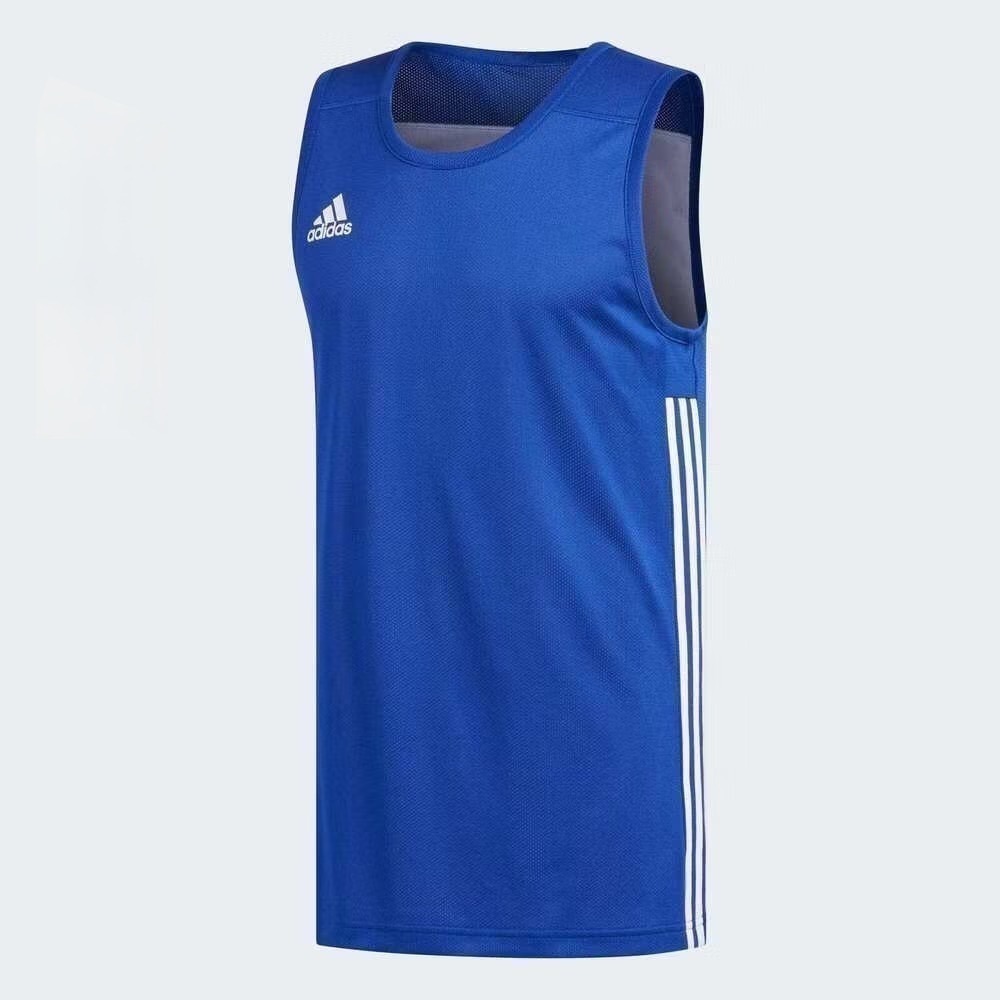 男子 ADIDAS 3G SPEE REV JRS 愛迪達 藍白 雙面穿 吸濕排汗 籃球背心-細節圖4