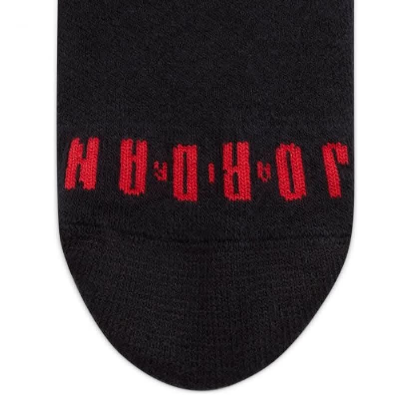 JORDAN ESSENTIALS CREW SCOKS 黑色 厚底 運動 籃球襪一雙-細節圖3