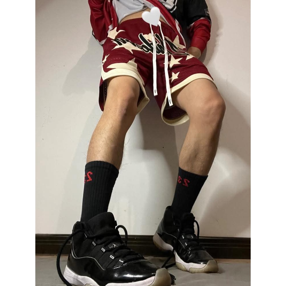 JORDAN ESSENTIALS CREW SCOKS 黑色 厚底 運動 籃球襪一雙-細節圖5