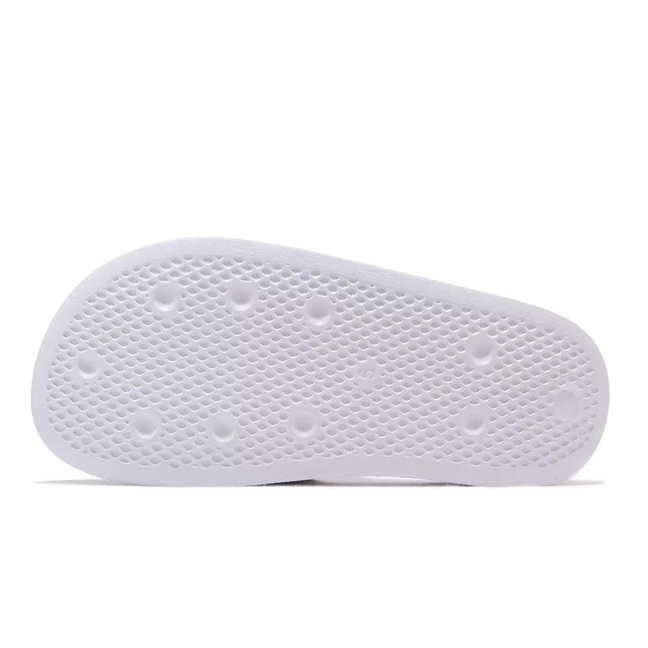 男款 ADIDAS ADILETTE LITE 愛迪達 三葉草 白色 運動拖鞋-細節圖7