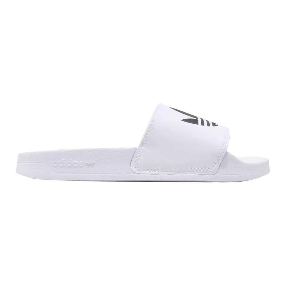 男款 ADIDAS ADILETTE LITE 愛迪達 三葉草 白色 運動拖鞋-細節圖8