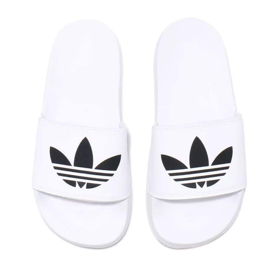 男女款 ADIDAS ADILETTE LITE 愛迪達 三葉草 白色 運動拖鞋-細節圖3