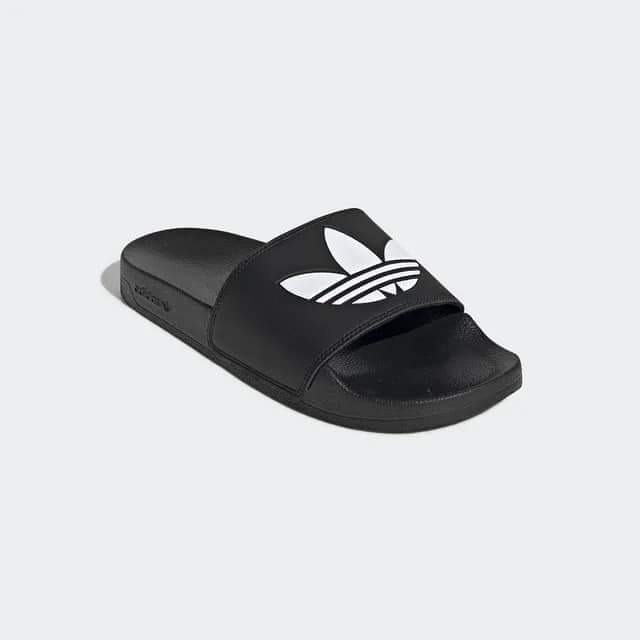 ADIDAS ADILETTE LITE 愛迪達 三葉草 運動拖鞋 黑色-細節圖6