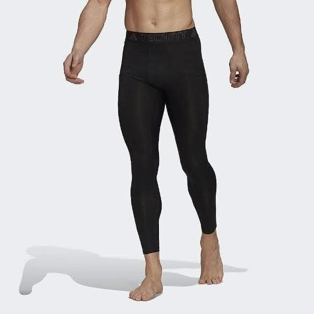 男子 ADIDAS TECHFIT 黑色 快速排汗 訓練 緊身長褲 定價1290-細節圖2