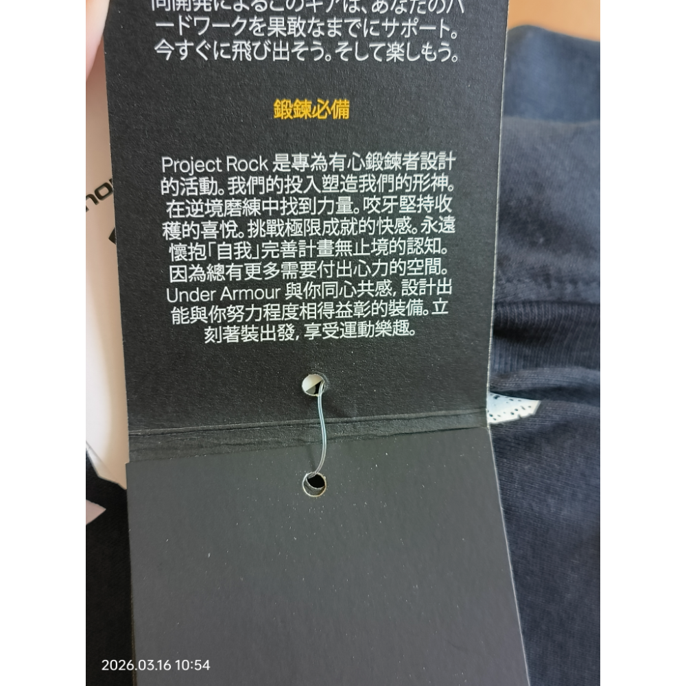 男子 UA PJT ROCK PAYOFF TANK 巨石強森 大袖口 不修邊 訓練背心 定價1080-細節圖8