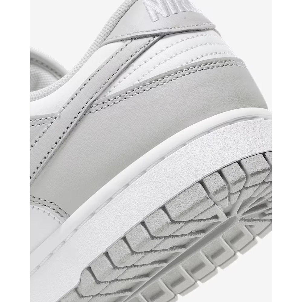 男款 NIKE DUNK LOW RETRO 白灰 經典 復古 休閒鞋-細節圖8