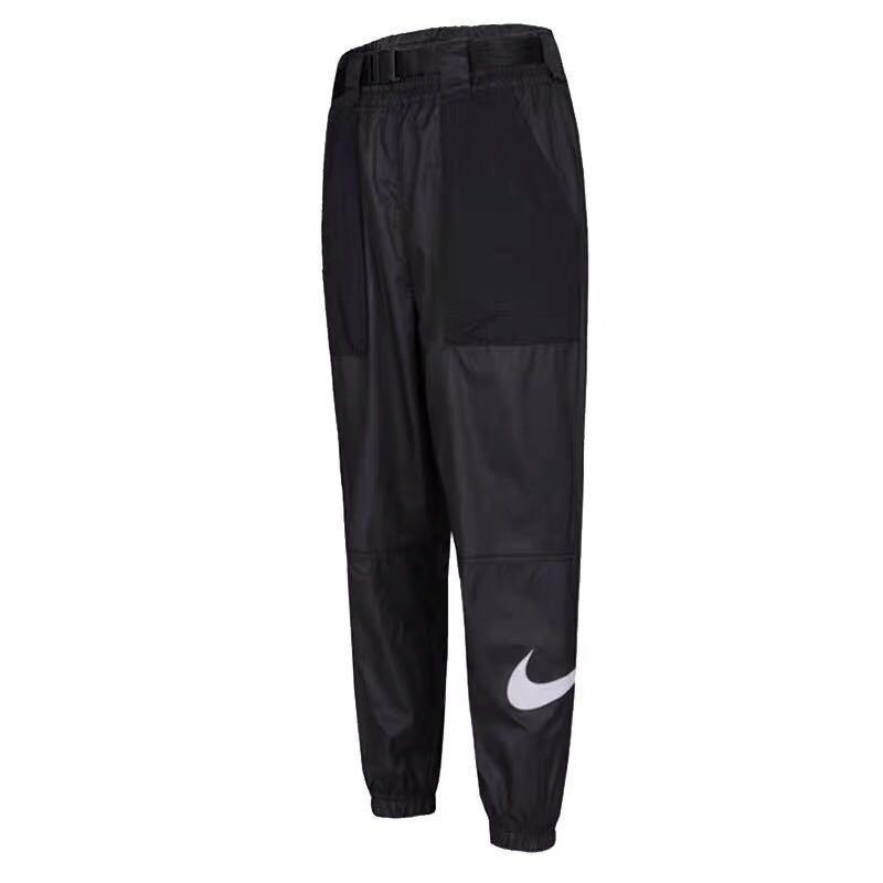 女子 NIKE 腰帶縮口束腳 工裝褲 梭織大勾 時尚寬鬆 運動長褲 DB3867-010 定價2480-細節圖4