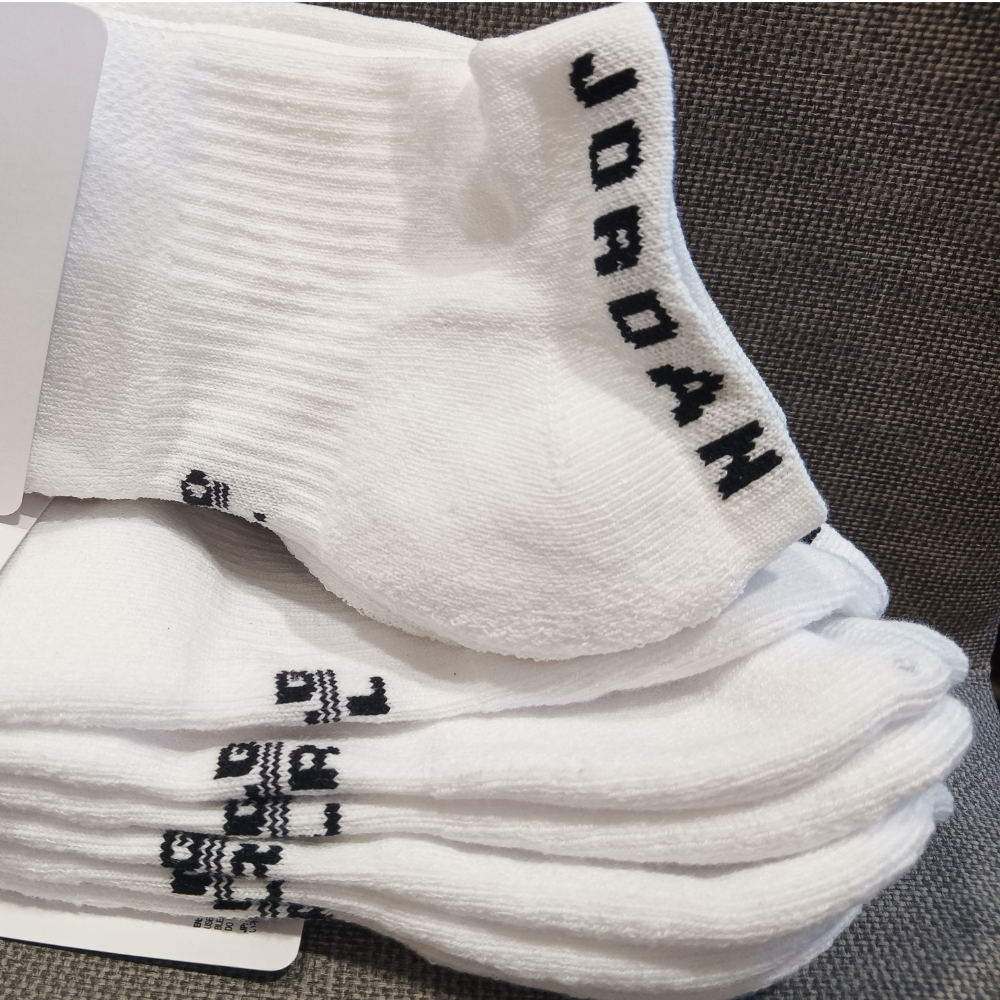 JORDAN JUMPMAN NO SHOW 厚底踝襪 三雙一組 白色-細節圖2