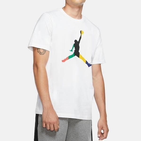 男子 JORDAN JUMPMAN DNA TEE 白色 大飛人 短棉T 定價1180-細節圖2