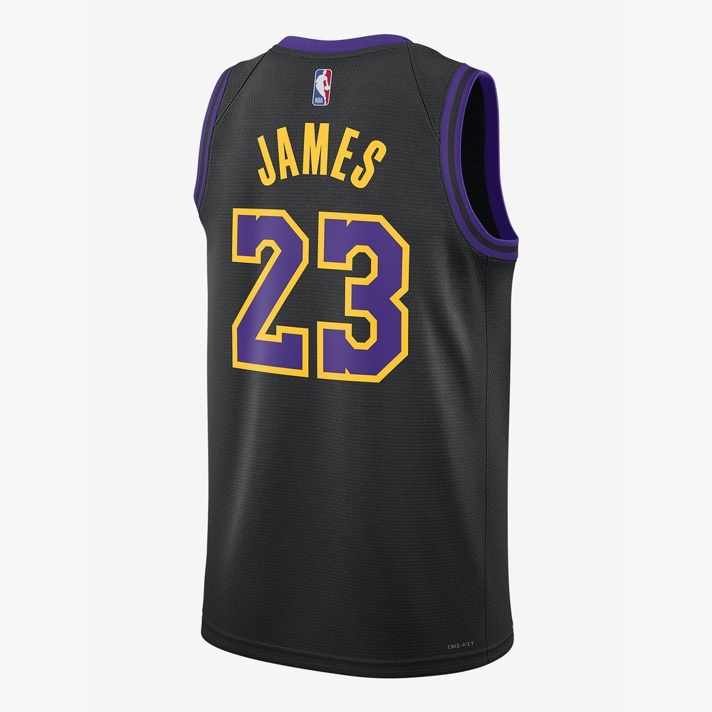 男子 NIKE NBA LA  Lakers Dri-FIT Swingman  LEBRON 湖人隊-細節圖2