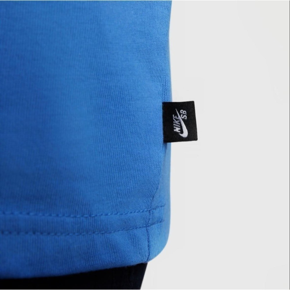 童款 NIKE K NSW TEE SB MASCOT 藍色 棉質 短袖上衣 定價880-細節圖5