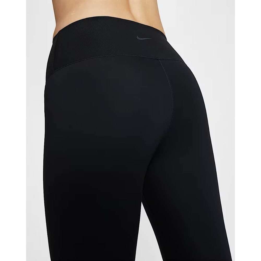 女子Nike One Rib 黑色 吸濕排汗 高腰九分內搭褲 定價1980-細節圖7