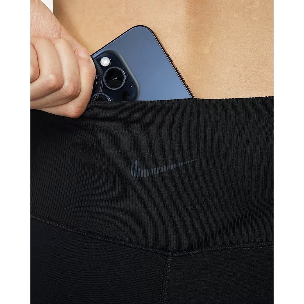 女子Nike One Rib 黑色 吸濕排汗 高腰九分內搭褲 定價1980-細節圖9