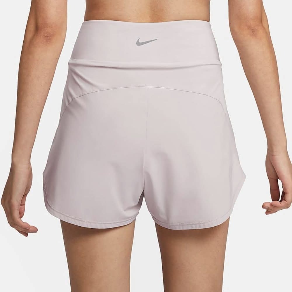 女款 NIKE AS W NK BLISS DF HR 3IN BR SRT 反光LOGO 吸濕排汗 慢跑訓練短褲-細節圖2