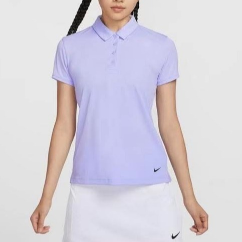 女子 Nike Dri-FIT Victory 紫色 吸濕排汗 Polo衫 定價1580-細節圖2