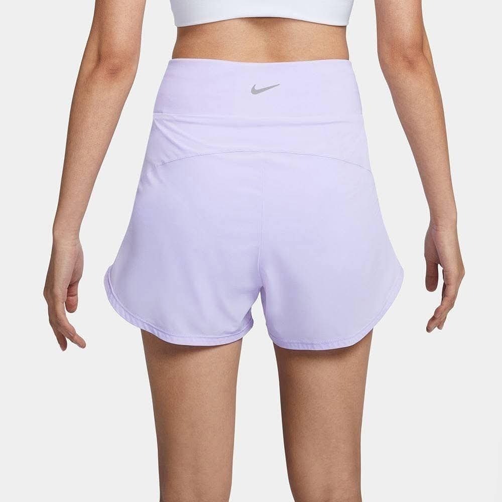 女子 NIKE AS W NK BLISS 反光LOGO 吸濕排汗 彈性 慢訓練短褲-細節圖2