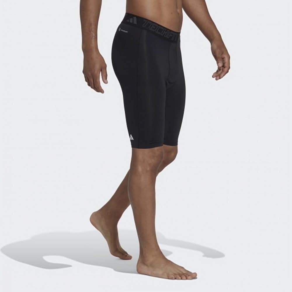 男子 ADIDAS TECHFIT 黑色 吸濕排汗 訓練 運動 短束褲 緊身短褲 定價990-細節圖6