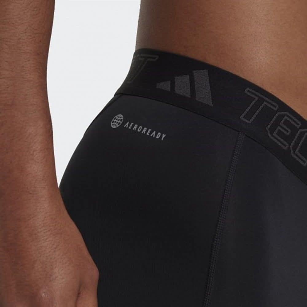男子 ADIDAS TECHFIT 黑色 吸濕排汗 訓練 運動 短束褲 緊身短褲 定價990-細節圖7
