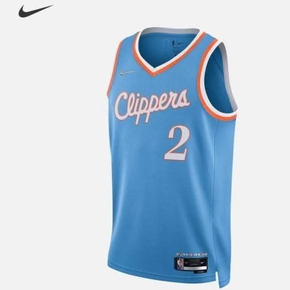 Nike Clippers 洛杉磯 快艇隊 雷納德 復古 75週年 城市版 NBA球衣 DB4031-462-細節圖2