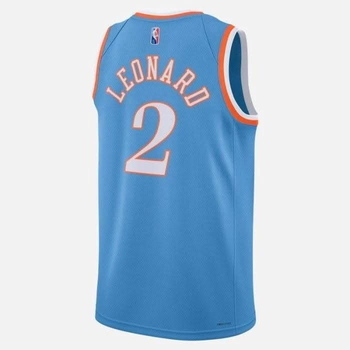 Nike Clippers 洛杉磯 快艇隊 雷納德 復古 75週年 城市版 NBA球衣 DB4031-462-細節圖3