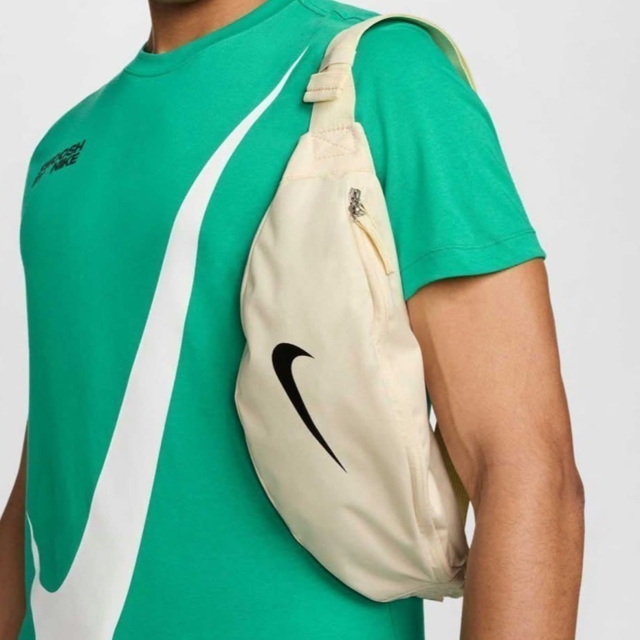 NIKE HERITAGE WAISTPACK 米黃 斜背包 運動包 小腰包 定價750-細節圖8