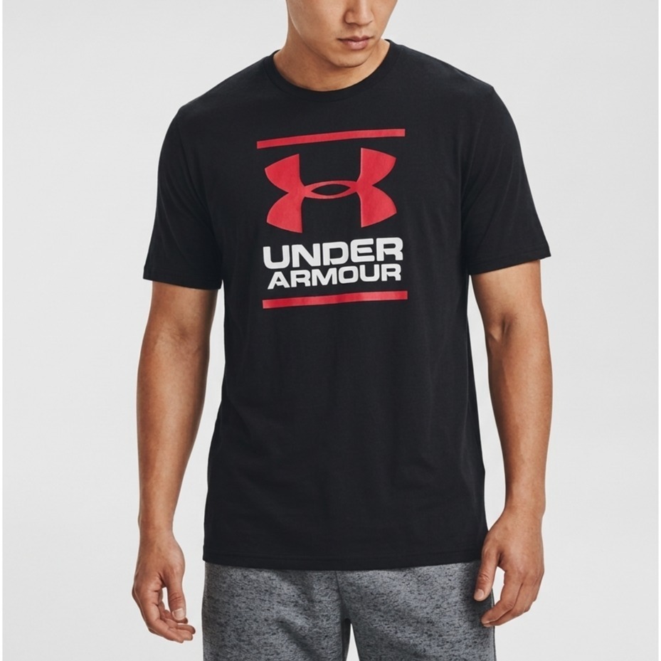 男子UA GL Foundation Short Sleeve T-Shirt 訓練 短袖上衣 美版偏大 黑色