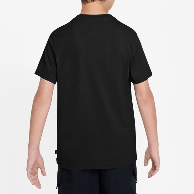 童款 NIKE K NSW TEE SB MASCOT 棉質 短袖上衣 黑色 定價880-細節圖4