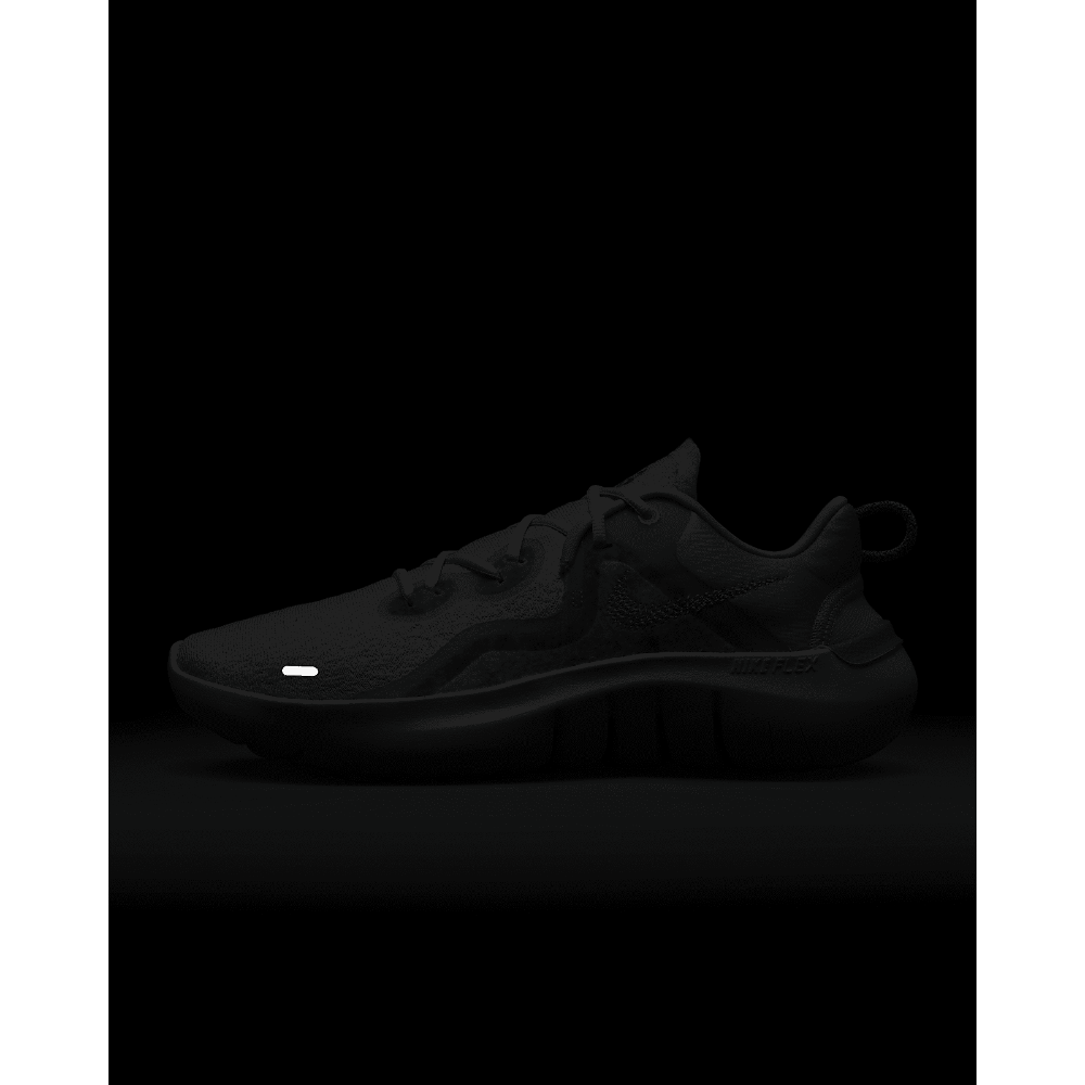 女款 Nike Flex Run 2021 灰色 反光 輕盈 赤足系列 休閒 慢跑鞋-細節圖7