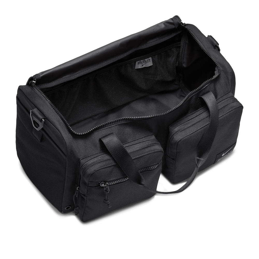 Nike Utility Power 2.0 黑色 背帶氣墊 訓練袋 側背包 肩背包 旅行袋 CK2795-010-細節圖2