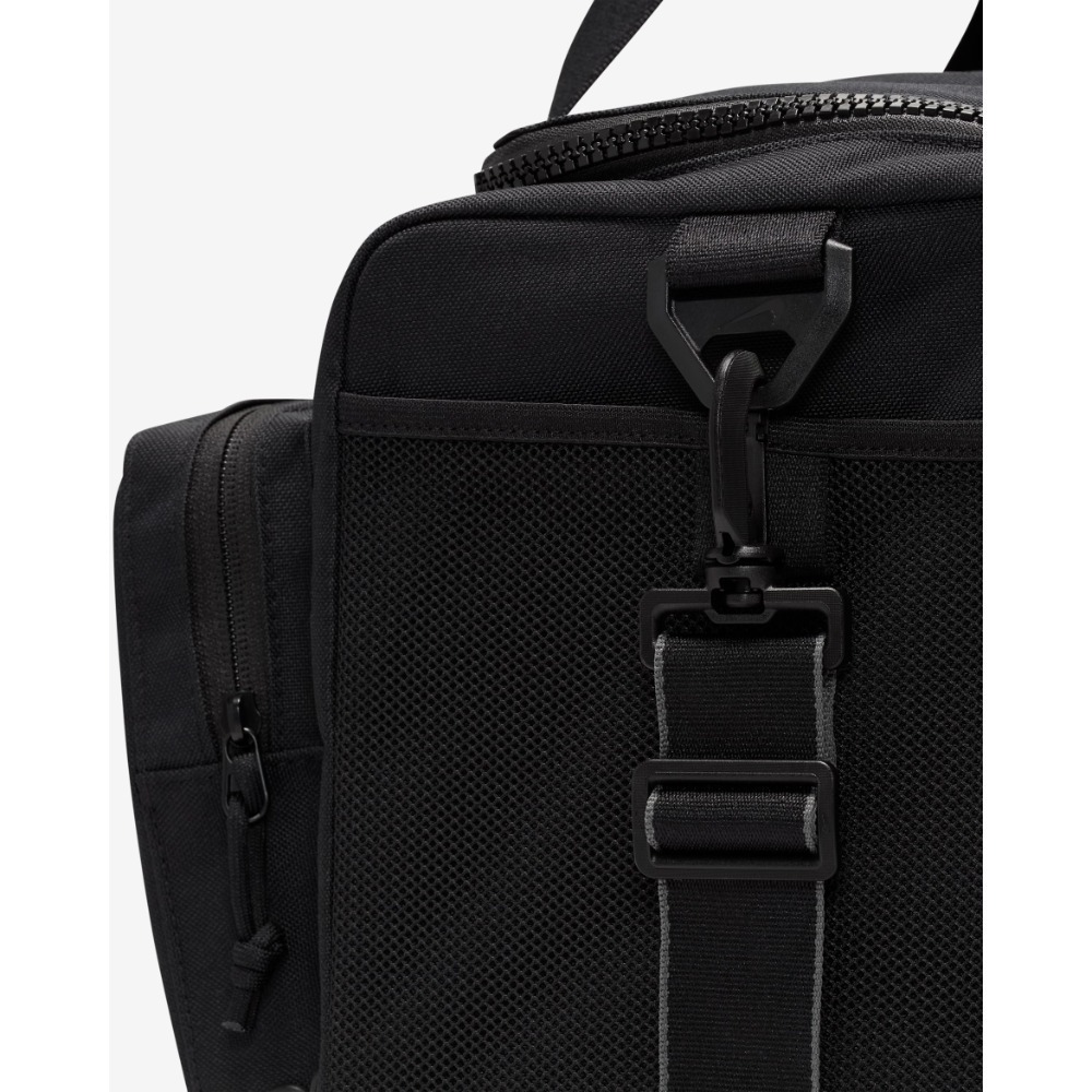 Nike Utility Power 2.0 黑色 背帶氣墊 訓練袋 側背包 肩背包 旅行袋 CK2795-010-細節圖4